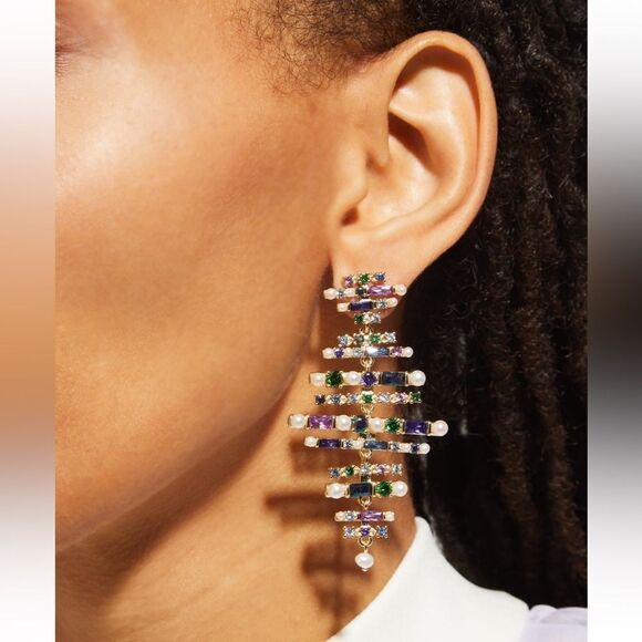 Kendra Scott Madelyn Statement Earrings - Picture 4 of 9